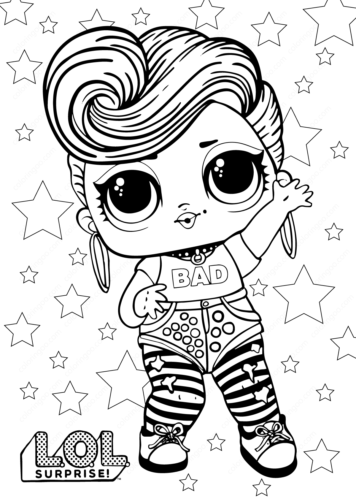 30 Free LOL Coloring Pages Printable 1