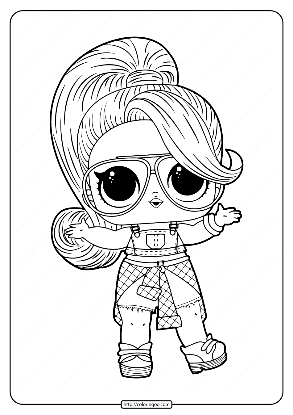 30 Free LOL Coloring Pages Printable 6