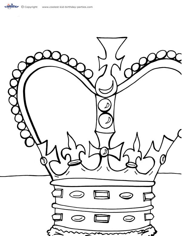 30 Princess Crown Coloring Pages Printable 2