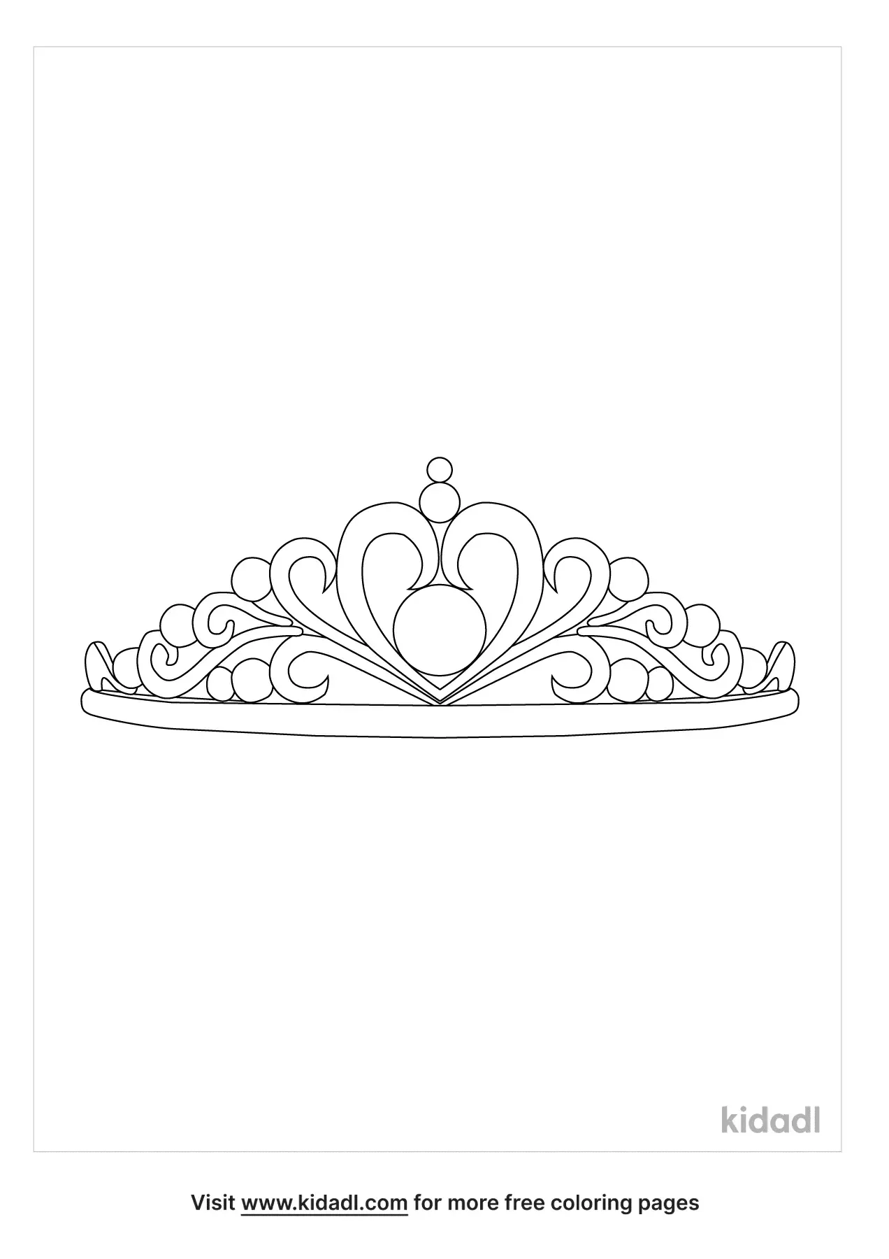 30 Princess Crown Coloring Pages Printable 25