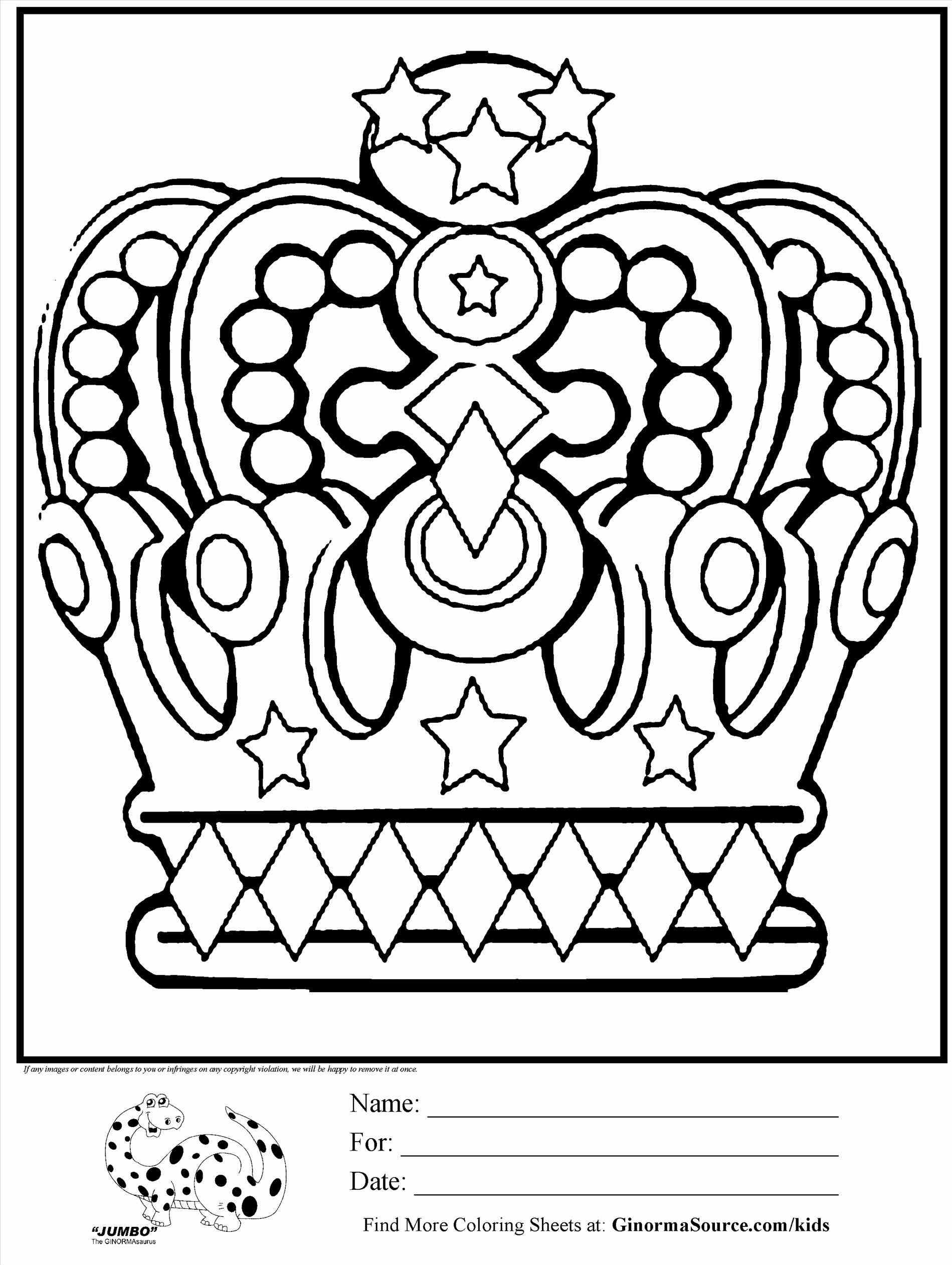 30 Princess Crown Coloring Pages Printable 7