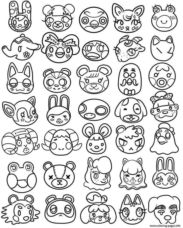 31 Bold and Beautiful Kawaii Coloring Pages Printable 33