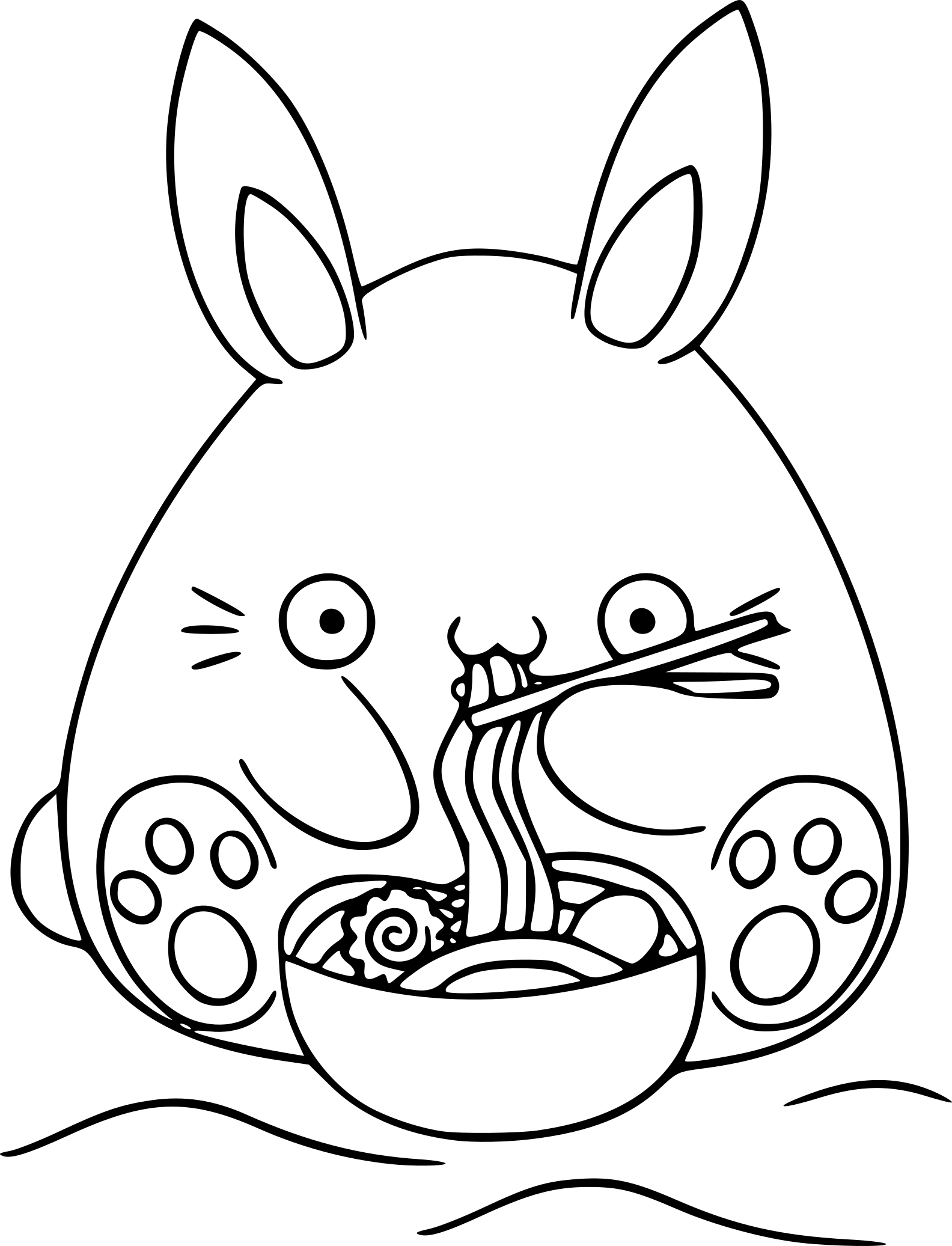 31 Bold and Beautiful Kawaii Coloring Pages Printable 5