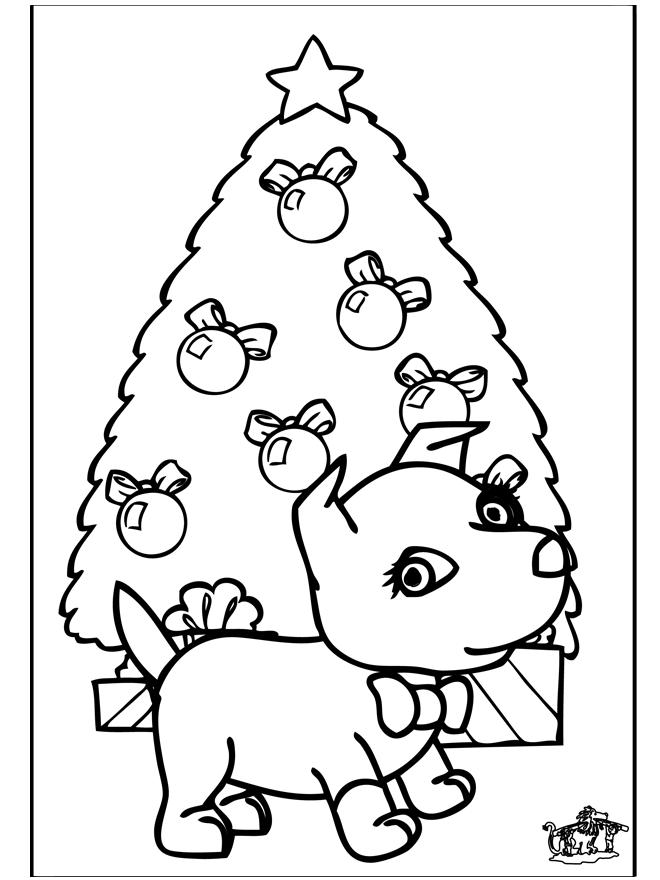 31 Christmas Dog Coloring Pages Printable Fun 6