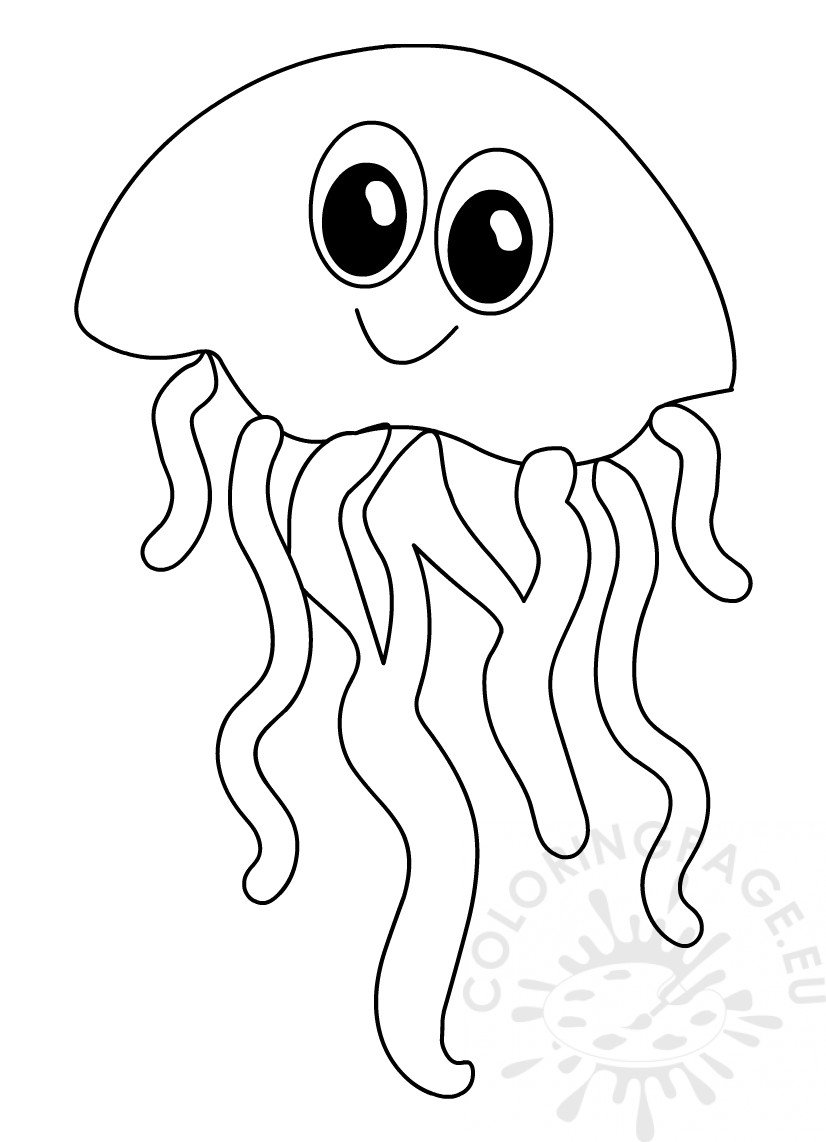 31 Jellyfish Coloring Pages Free Printable 11