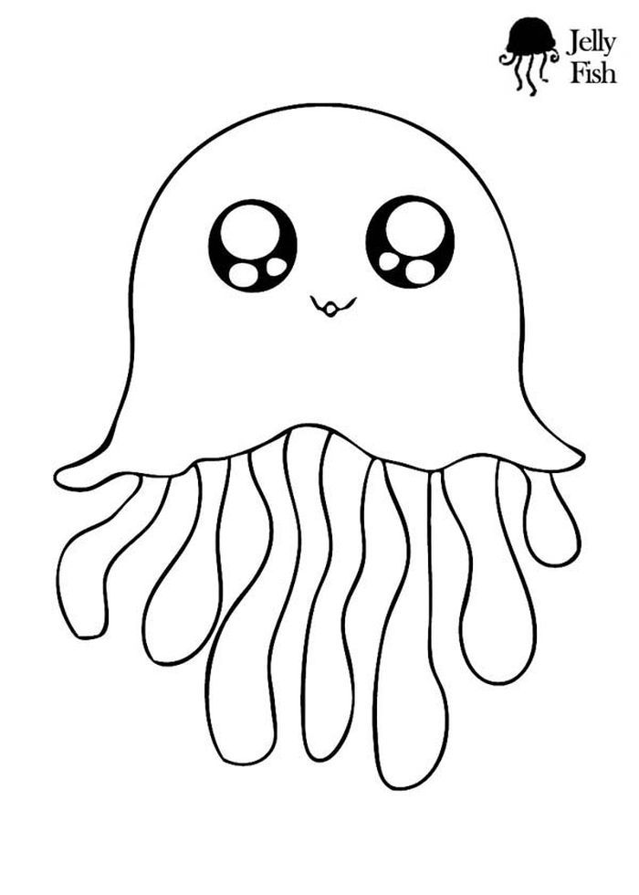 31 Jellyfish Coloring Pages Free Printable 9