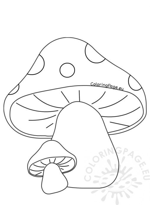 32 Creative Mushroom Coloring Pages to Print Printable 24