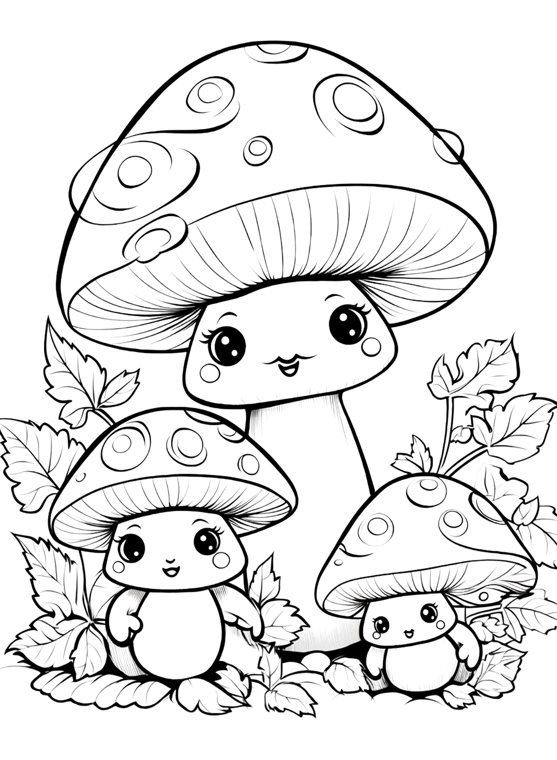 32 Creative Mushroom Coloring Pages to Print Printable 33