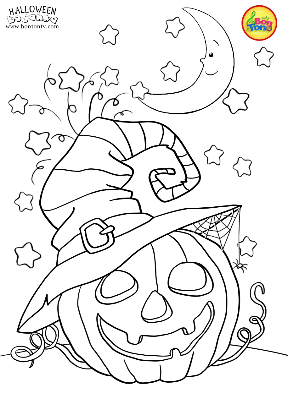 32 Free Printable Halloween Coloring Pages for Kids and Adults 11