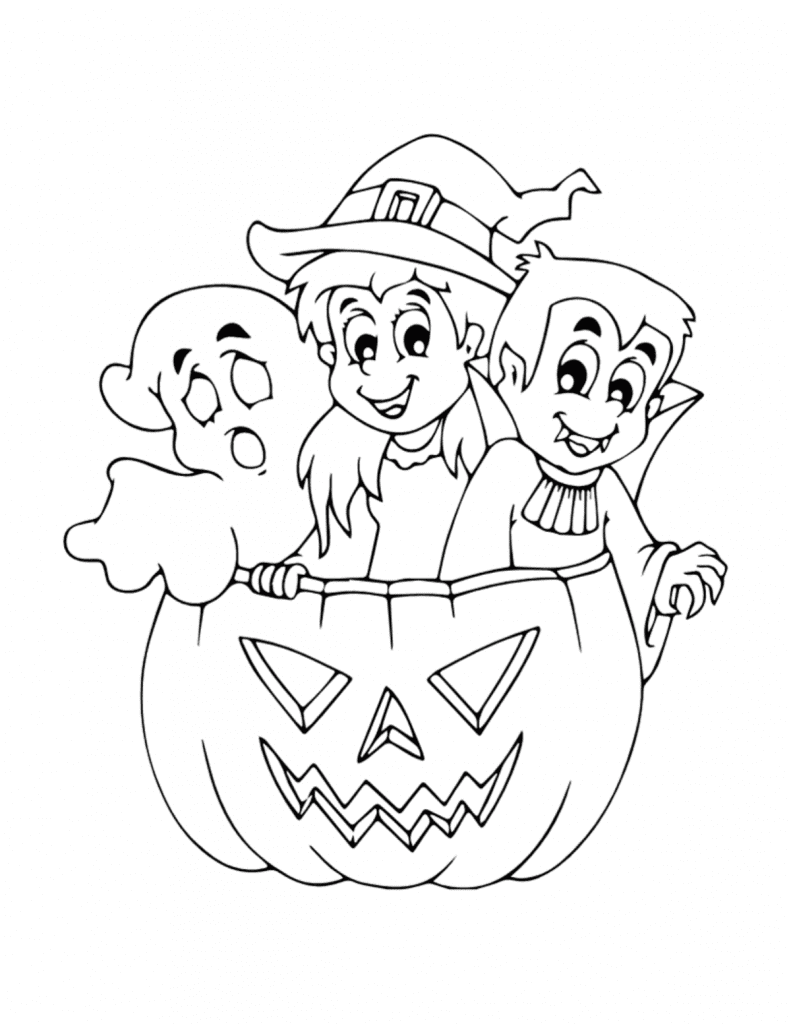 32 Free Printable Halloween Coloring Pages for Kids and Adults 12