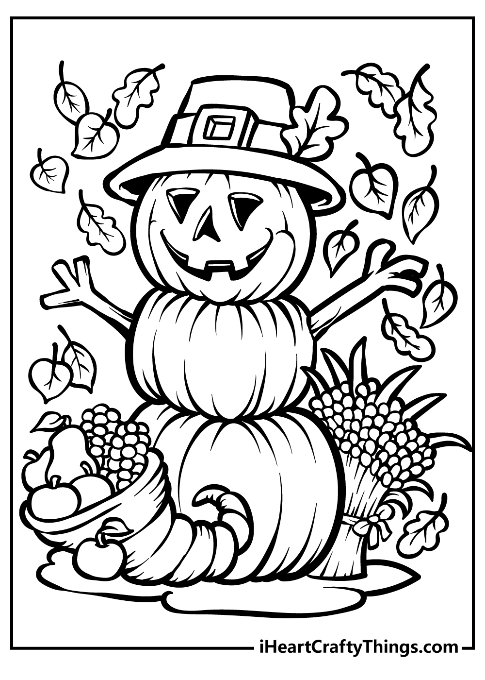 32 Free Printable Halloween Coloring Pages for Kids and Adults 13