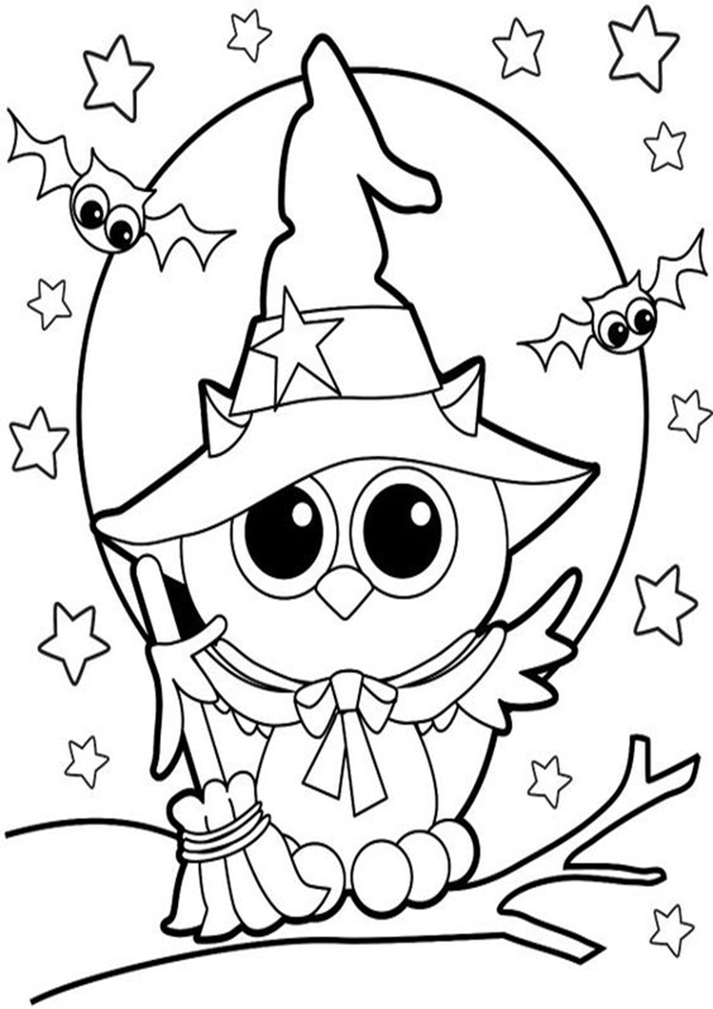 32 Free Printable Halloween Coloring Pages for Kids and Adults 16