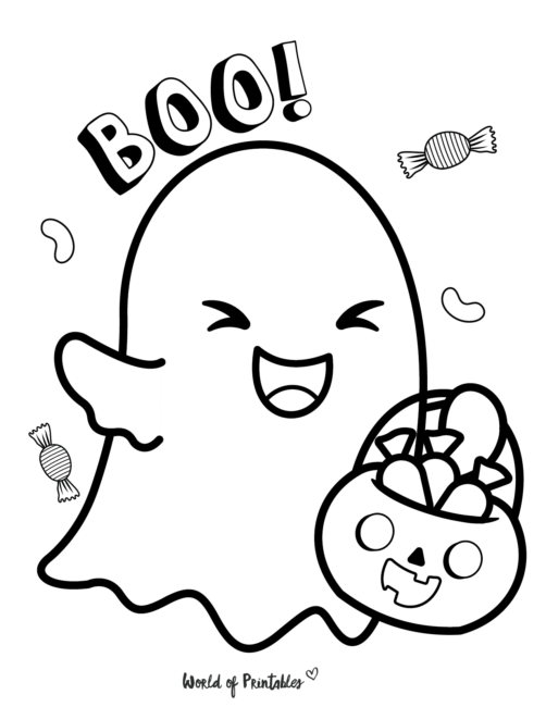 32 Free Printable Halloween Coloring Pages for Kids and Adults 18