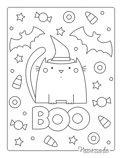 32 Free Printable Halloween Coloring Pages for Kids and Adults 24