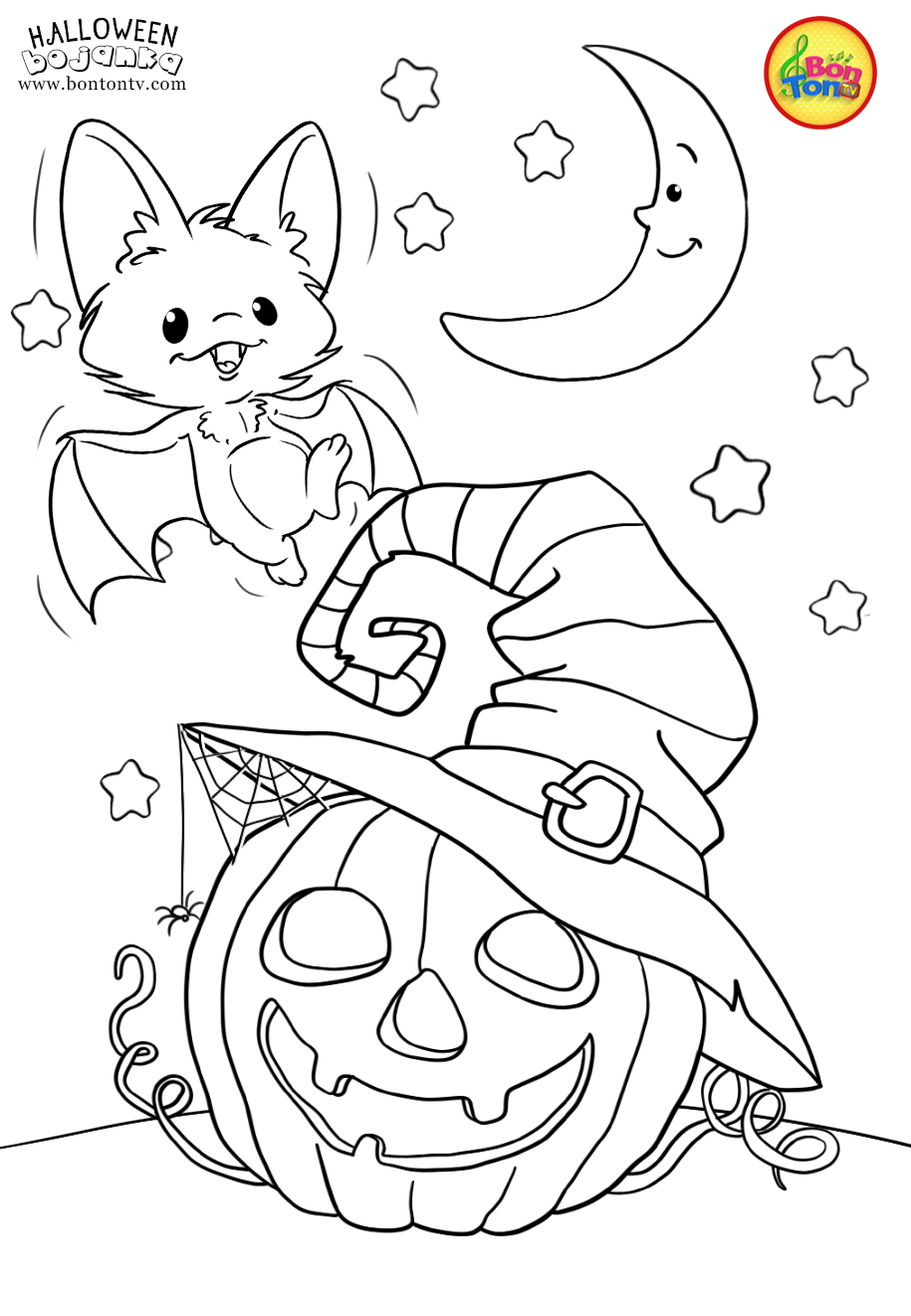 32 Free Printable Halloween Coloring Pages for Kids and Adults 8