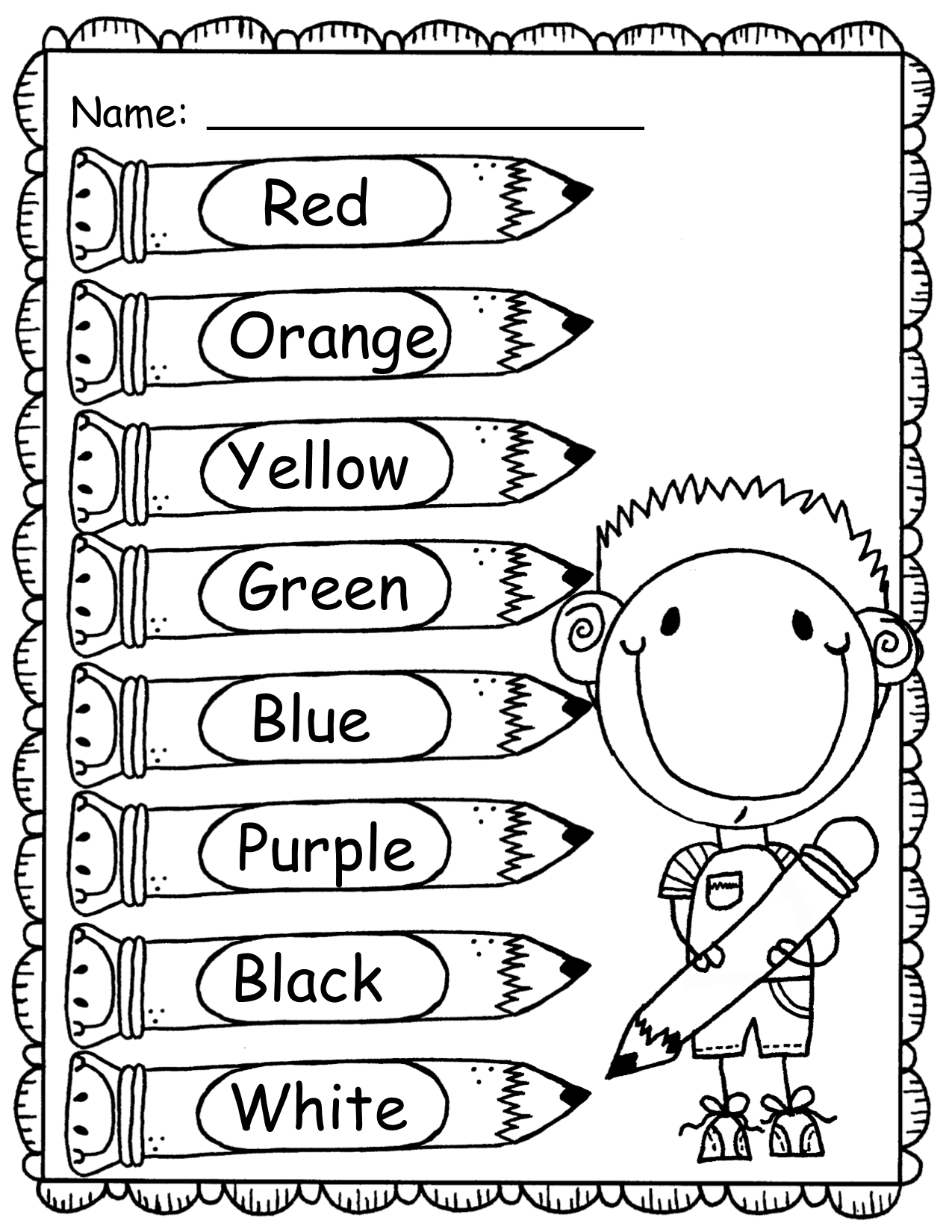 33 Free Learning Coloring Pages Printable 32