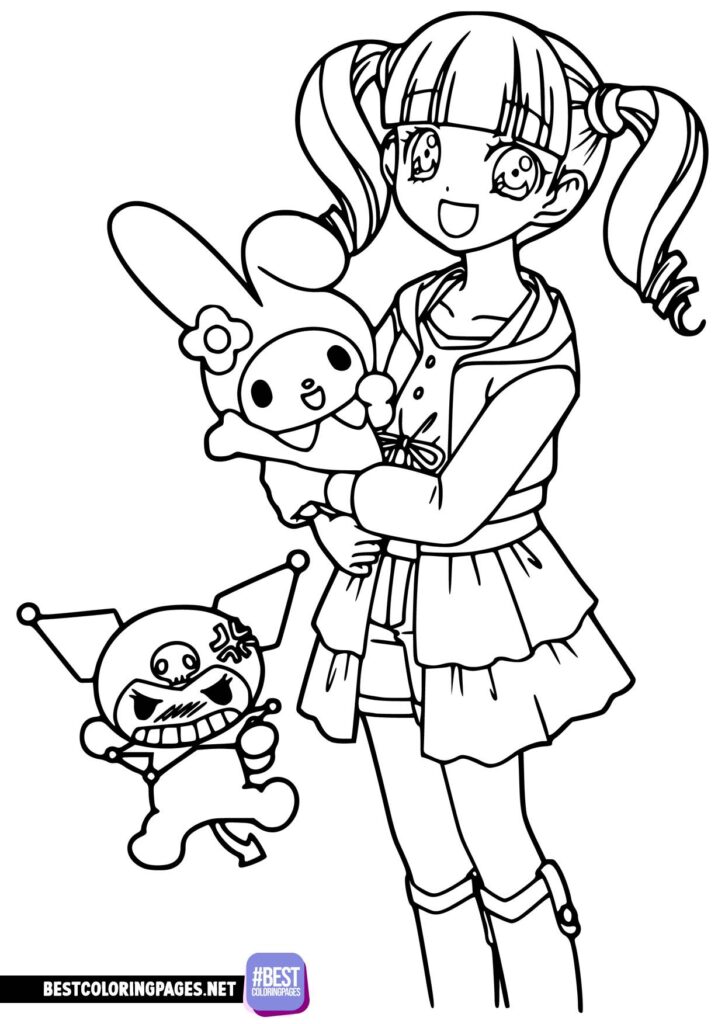 34 Kuromi Coloring Pages 17