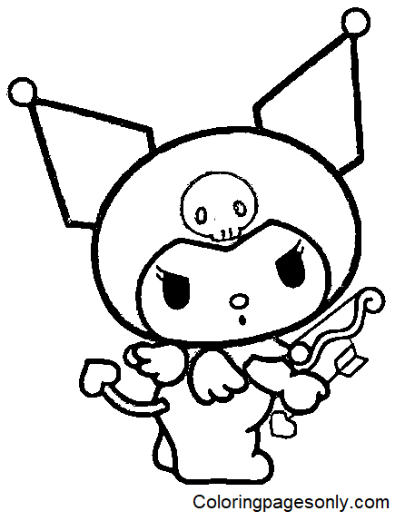 34 Kuromi Coloring Pages 18