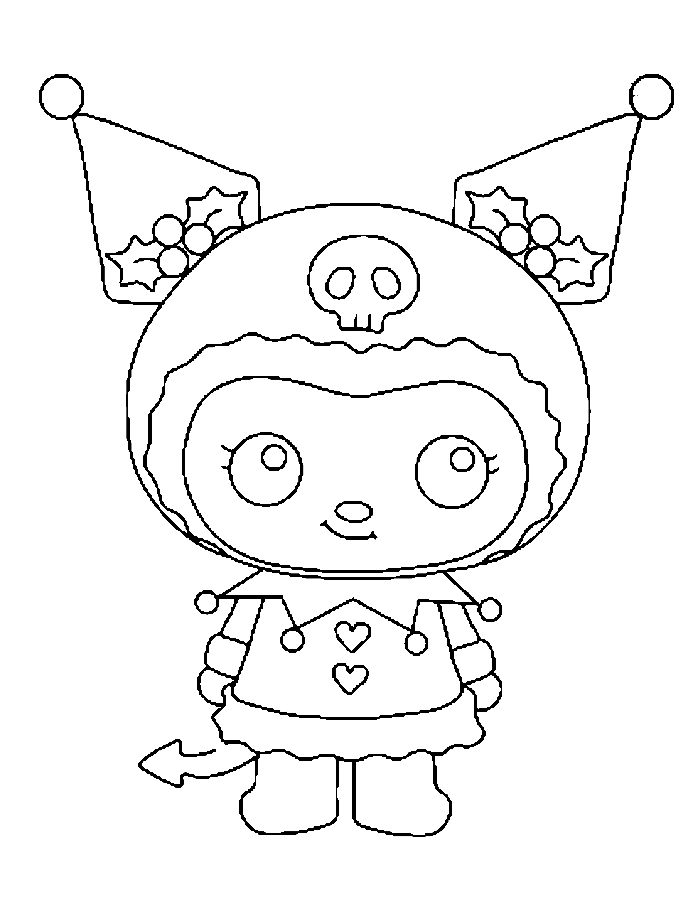 34 Kuromi Coloring Pages 20