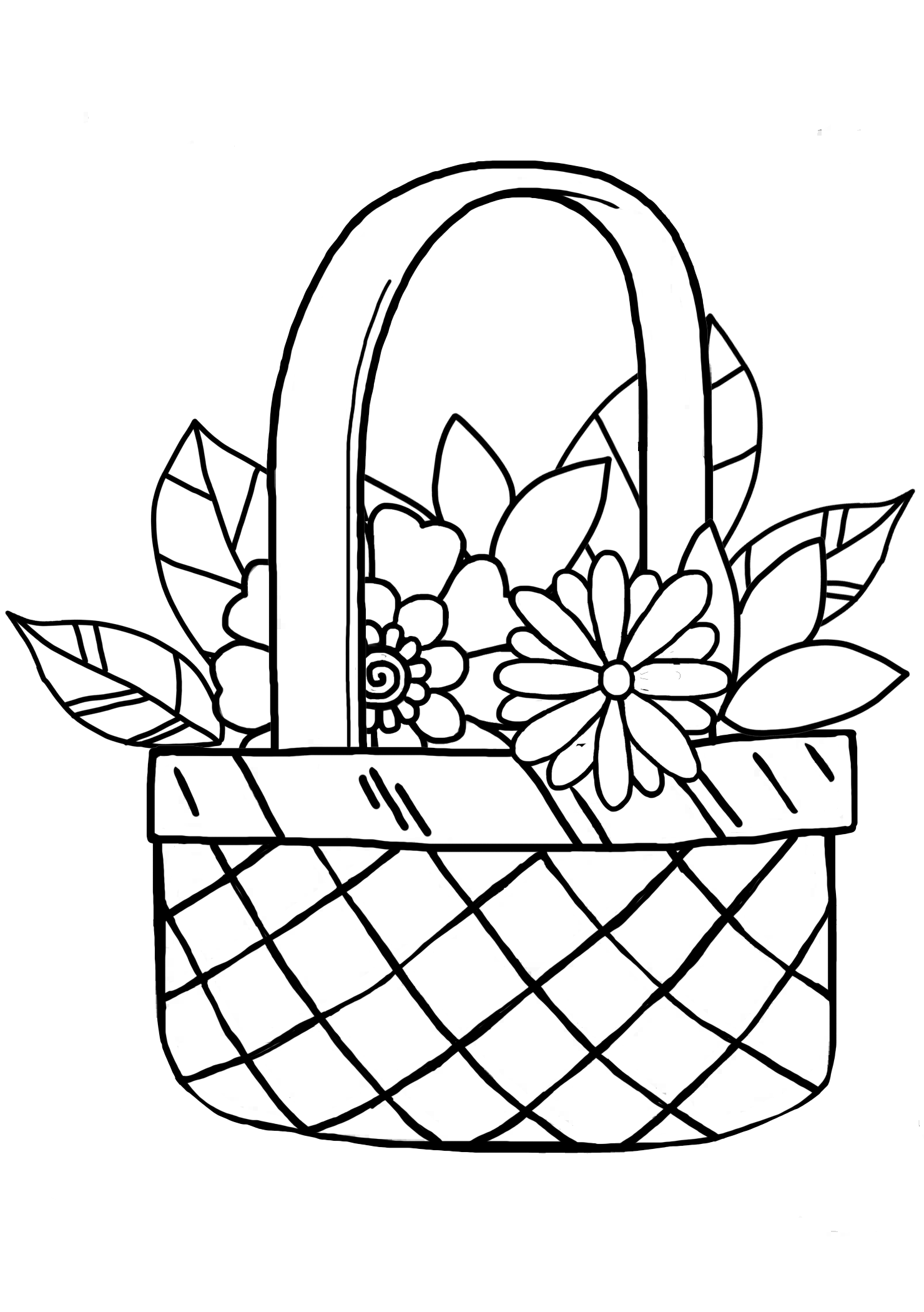 35 House with Flowers Coloring Pages Printable 19