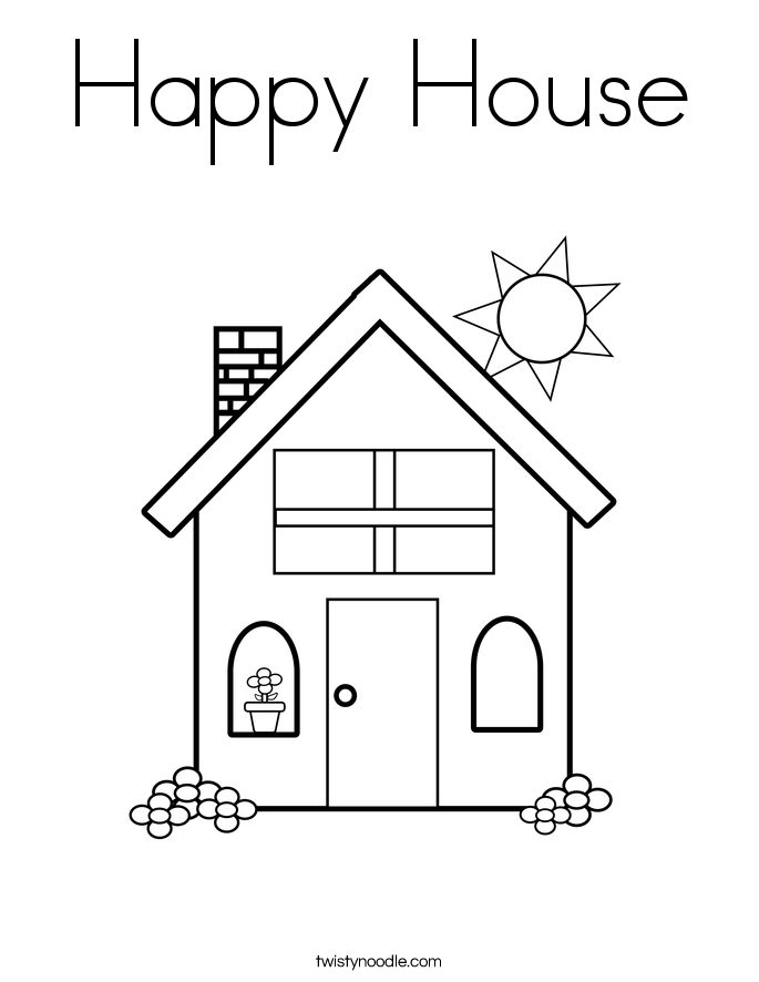 35 House with Flowers Coloring Pages Printable 29