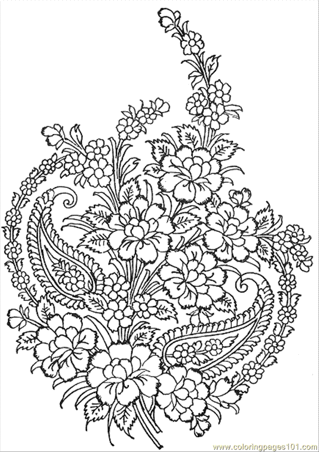 35 House with Flowers Coloring Pages Printable 9