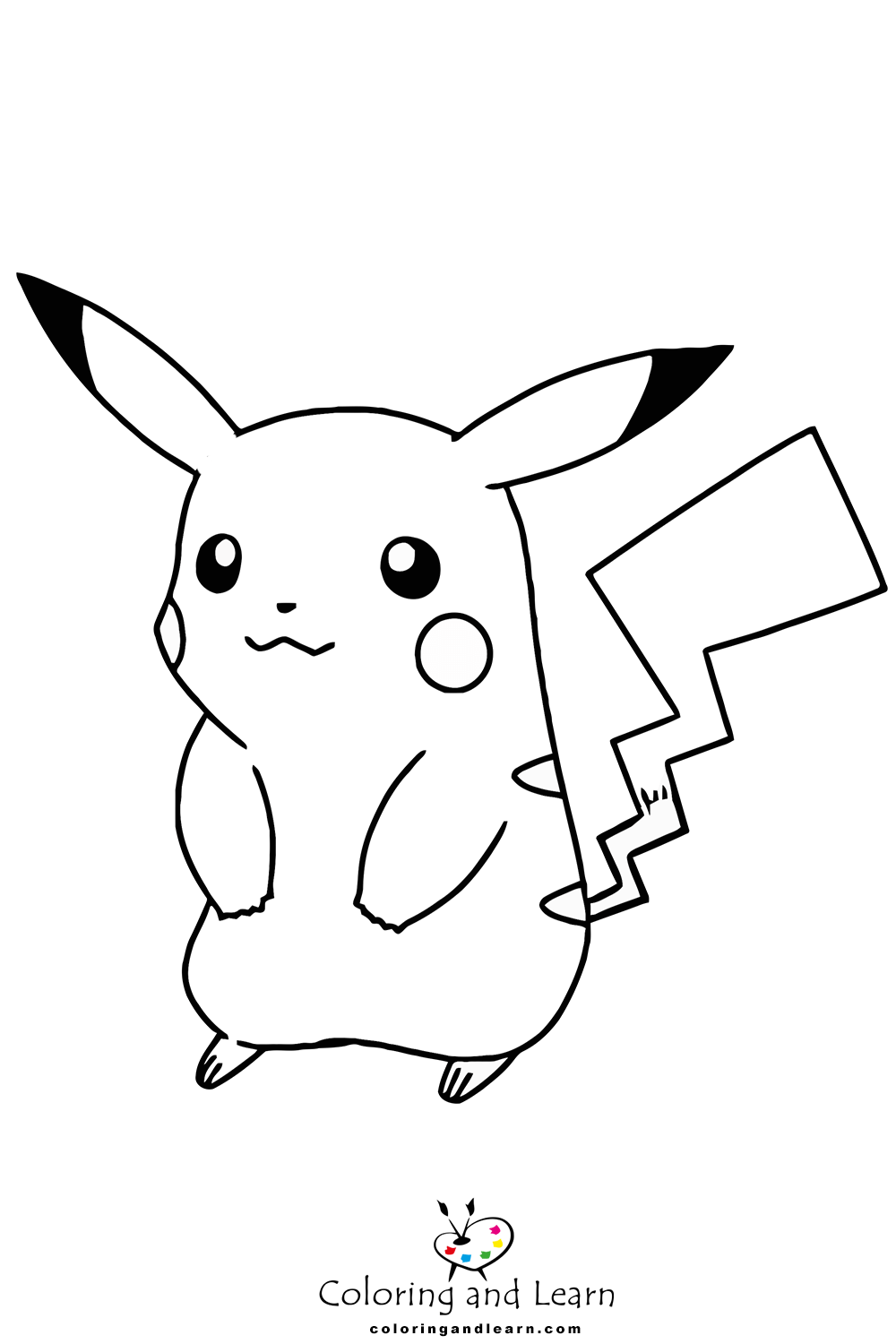 36 Free Pikachu Coloring Pages for Kids Printable 22