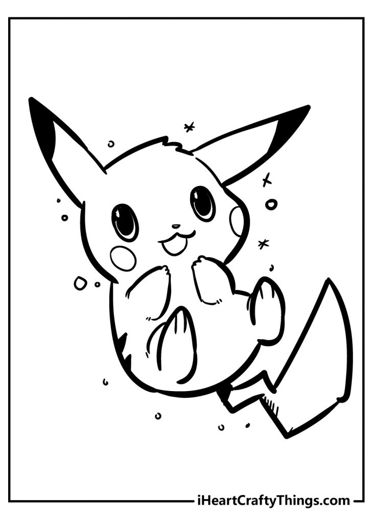 36 Free Pikachu Coloring Pages for Kids Printable 35