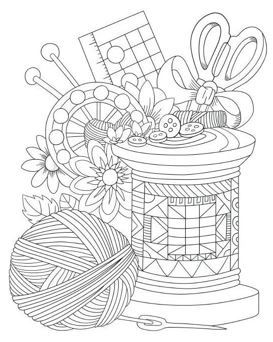 37 Free Printable Sewing Coloring Pages Creative 34