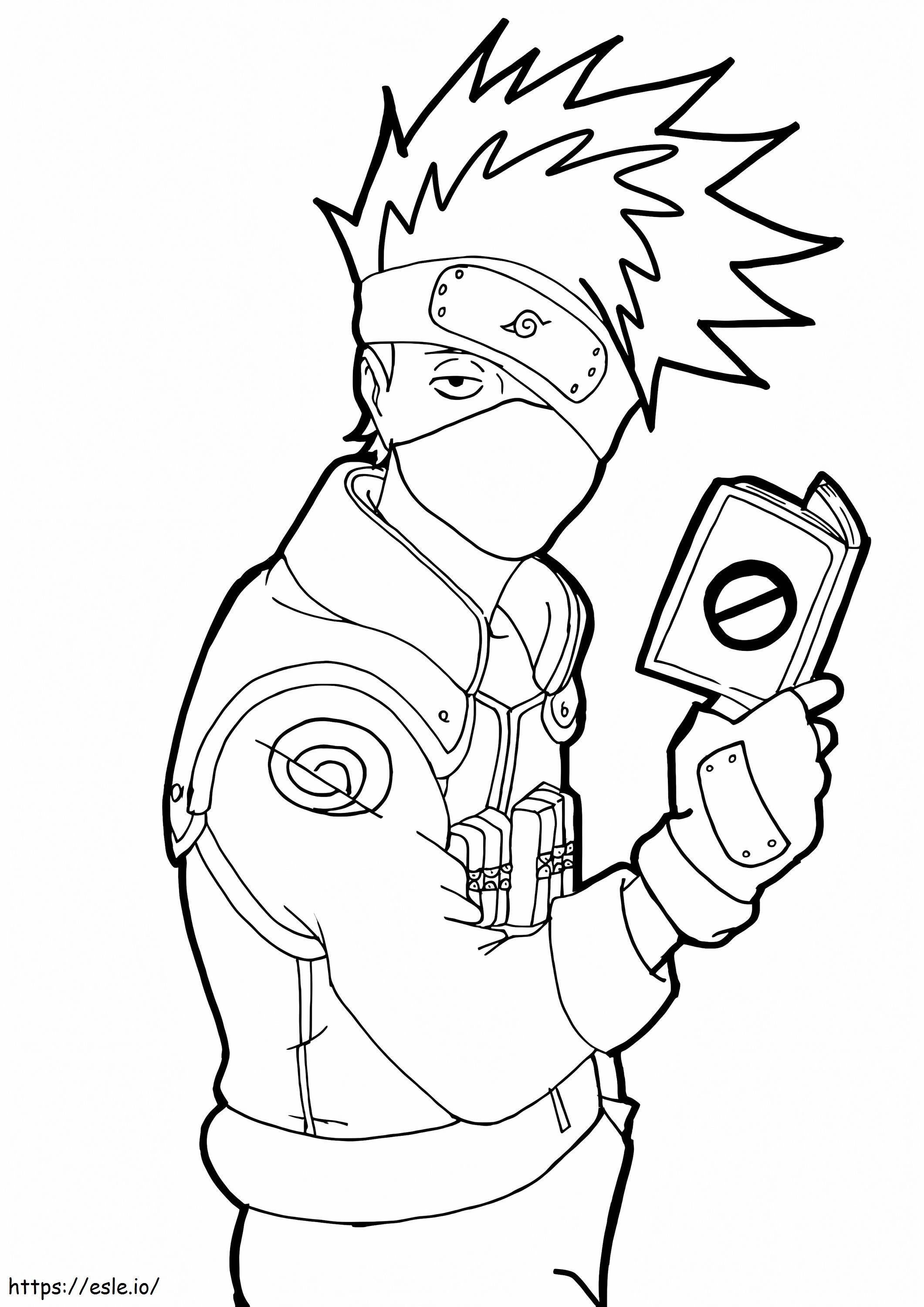 37 Kakashi Coloring Pages Printable Anime 8