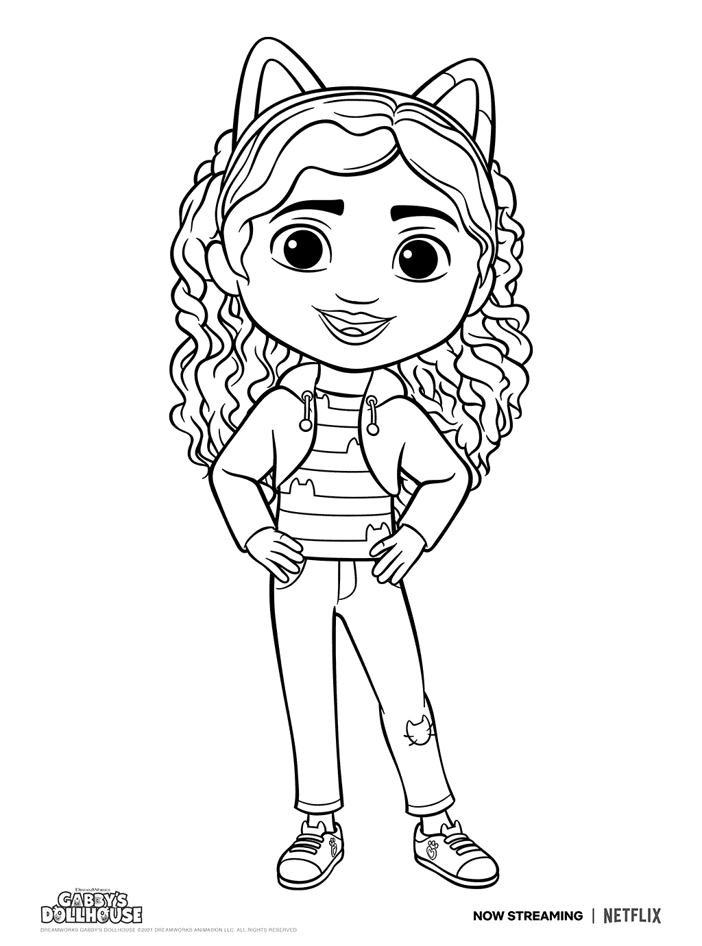 38 Gabby's Dollhouse Coloring Pages 13