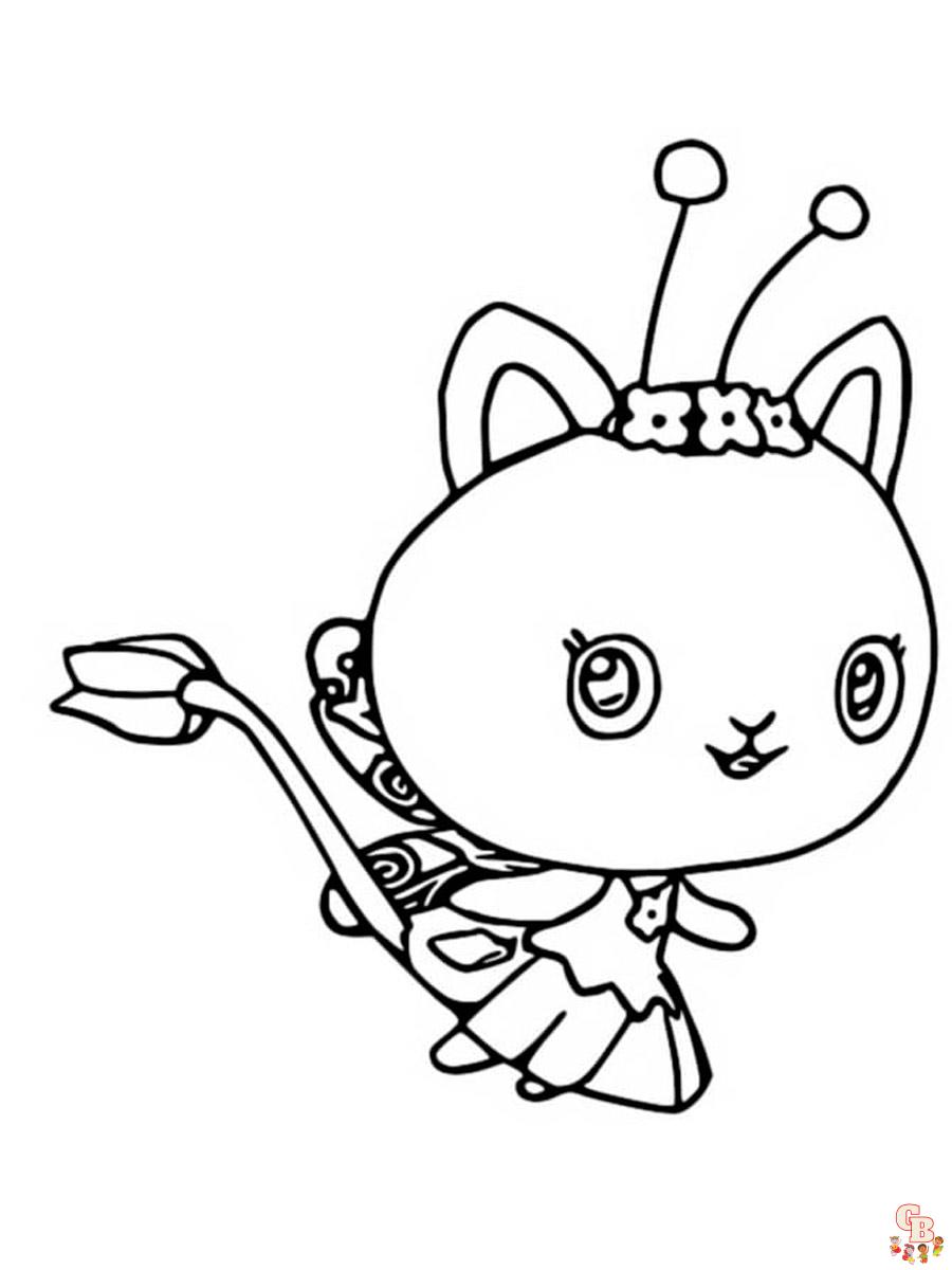 38 Gabby's Dollhouse Coloring Pages 16