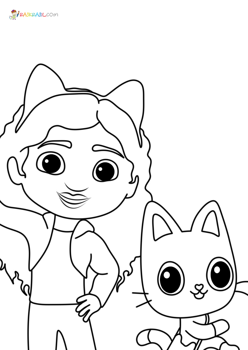 38 Gabby's Dollhouse Coloring Pages 19