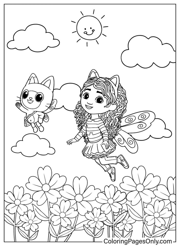 38 Gabby's Dollhouse Coloring Pages 22