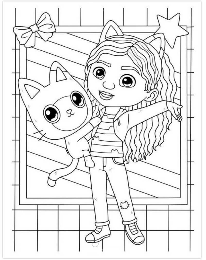 38 Gabby's Dollhouse Coloring Pages 23