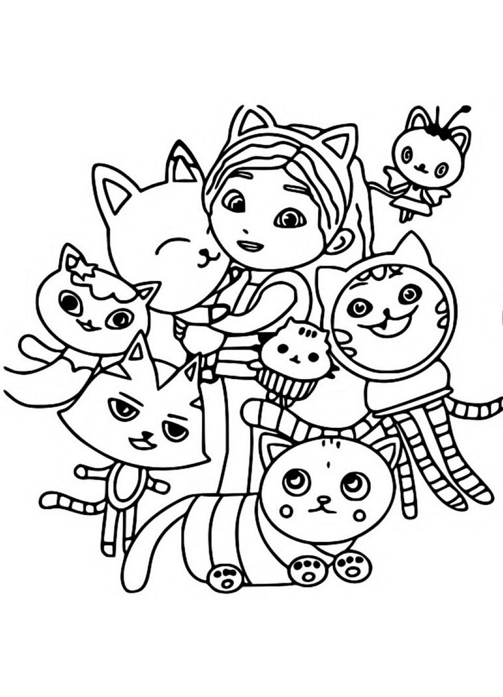 38 Gabby's Dollhouse Coloring Pages 29