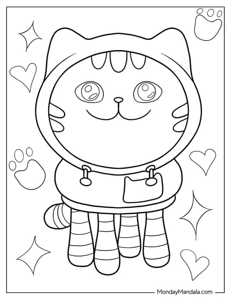 38 Gabby's Dollhouse Coloring Pages 33