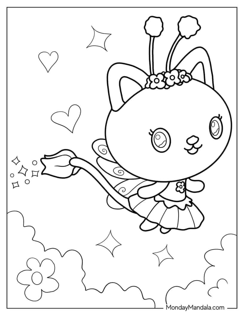 38 Gabby's Dollhouse Coloring Pages 34