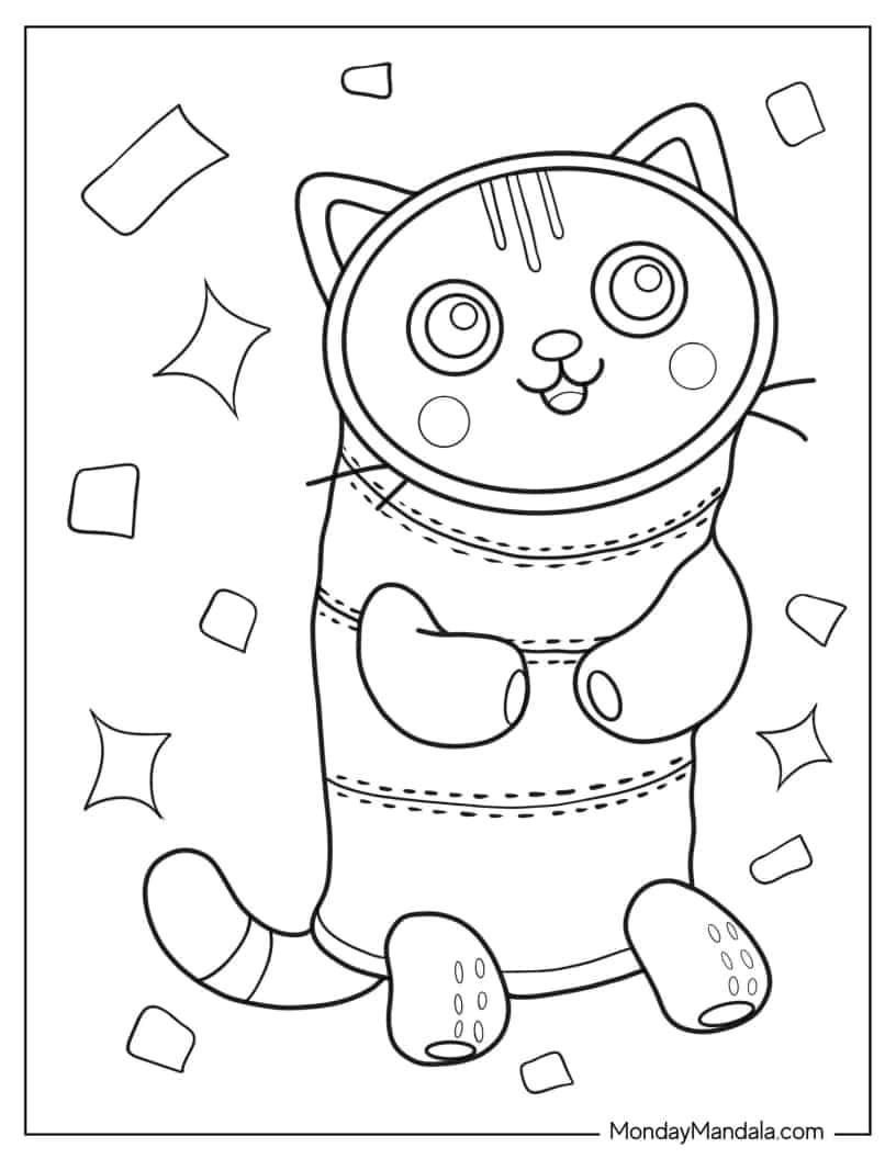 38 Gabby's Dollhouse Coloring Pages 7