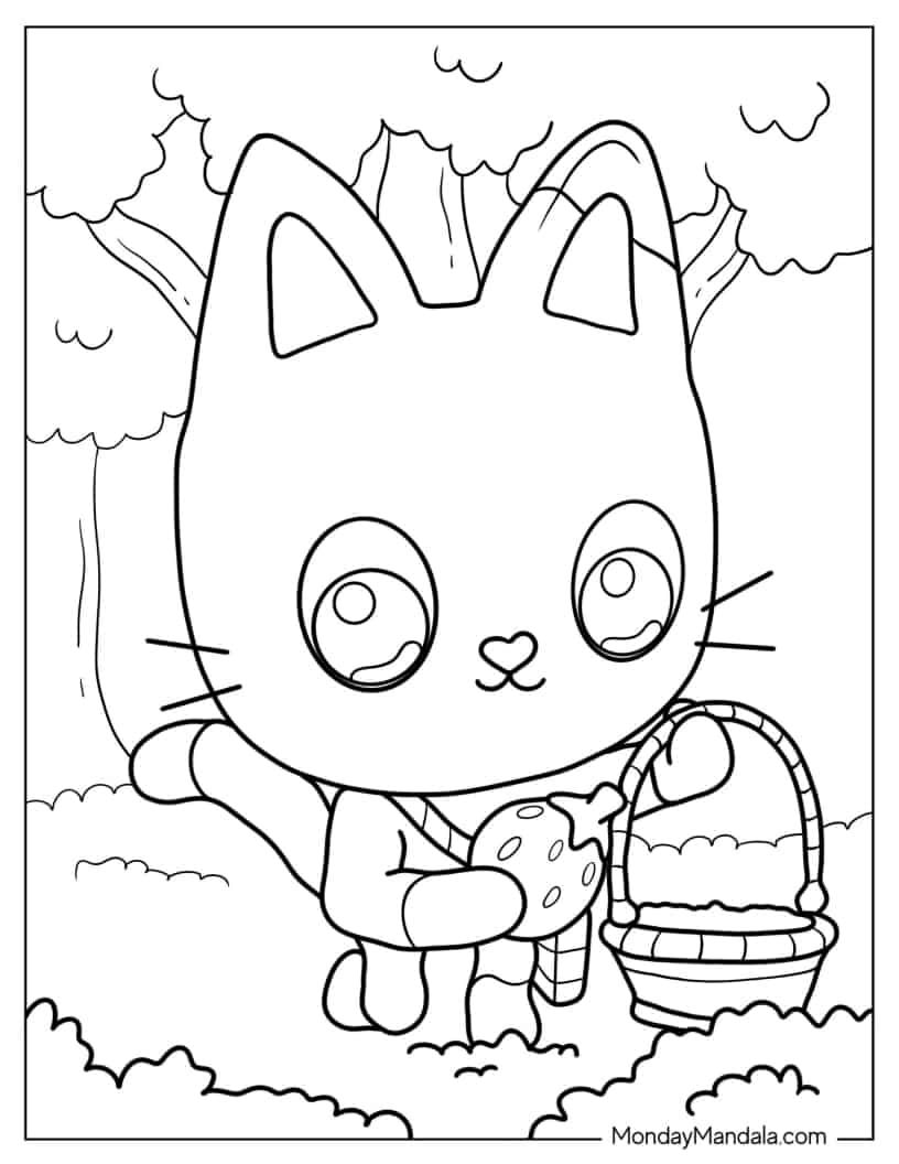 38 Gabby's Dollhouse Coloring Pages 9