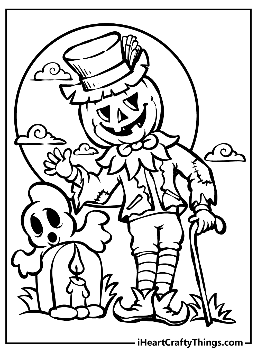 39 Halloween Coloring Pages - Easy and Fun 15