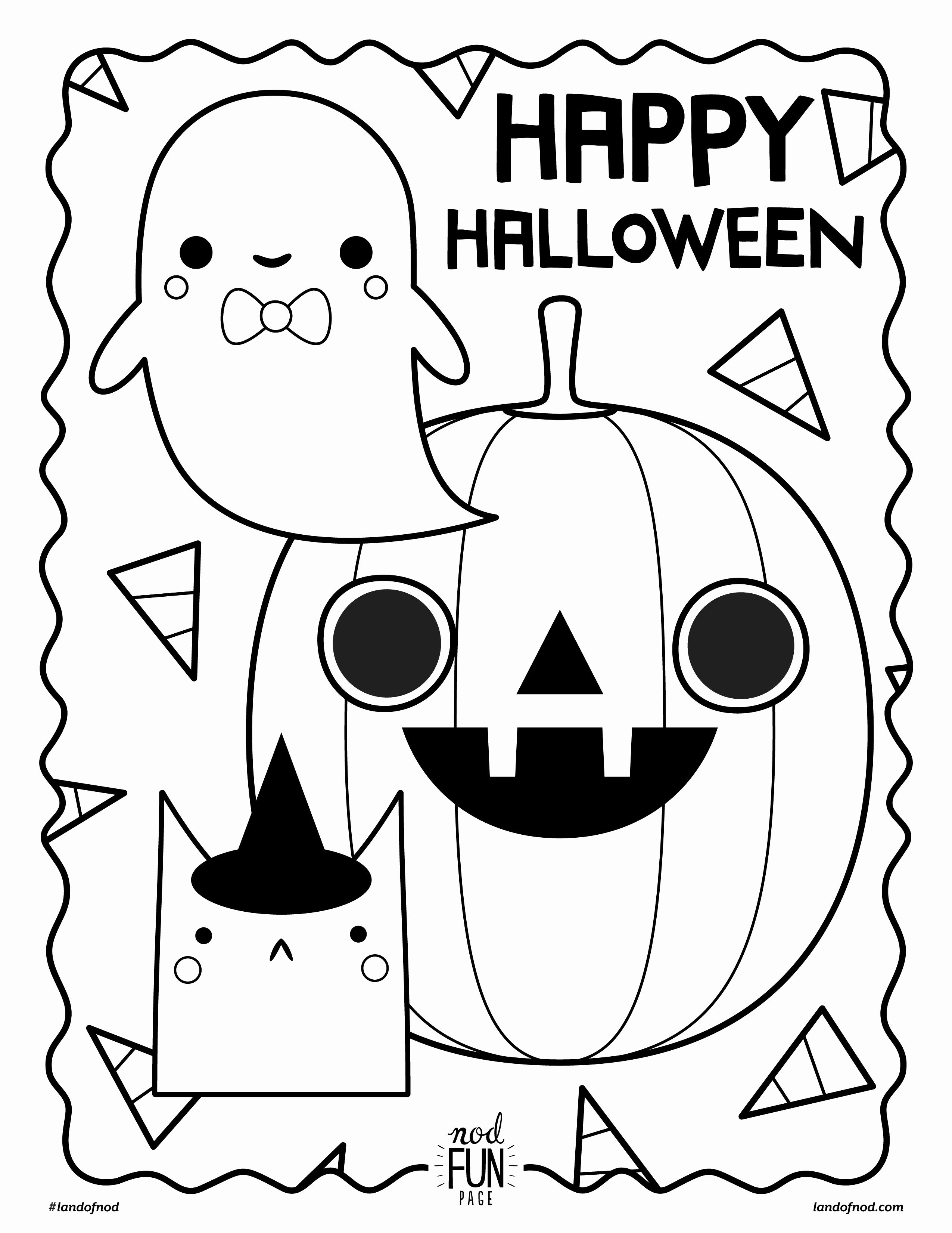 39 Halloween Coloring Pages - Easy and Fun 24