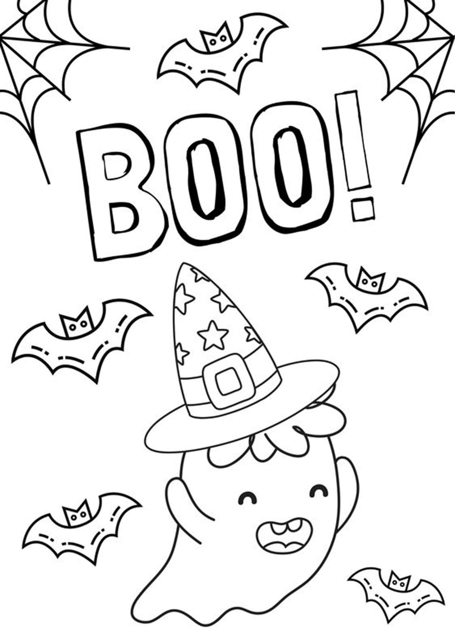 39 Halloween Coloring Pages - Easy and Fun 26