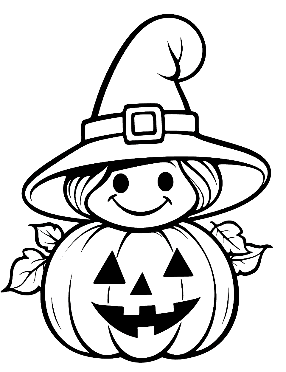 39 Halloween Coloring Pages - Easy and Fun 31