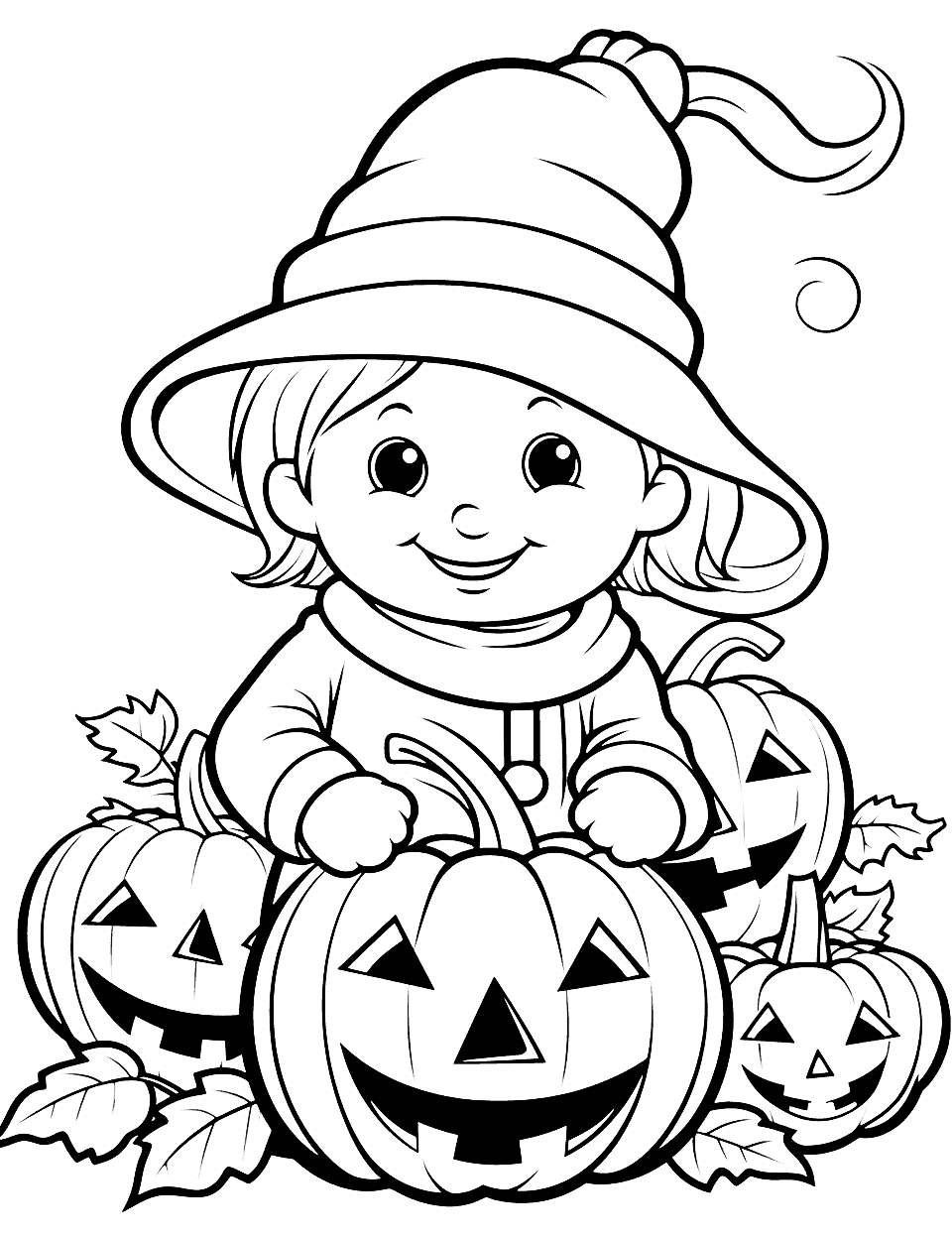 39 Halloween Coloring Pages - Easy and Fun 5