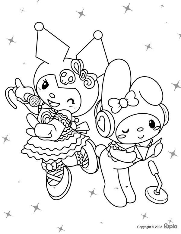 184+ Enchanting Baby Kuromi Coloring Pages Printable