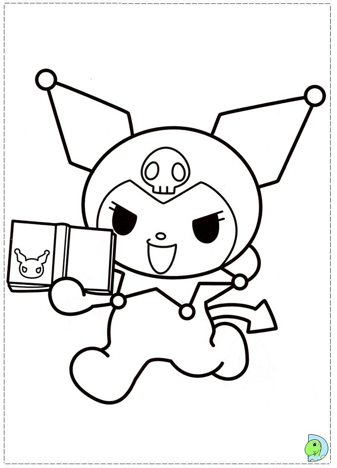 98+ Whimsical Kuromi Coloring Book Printable