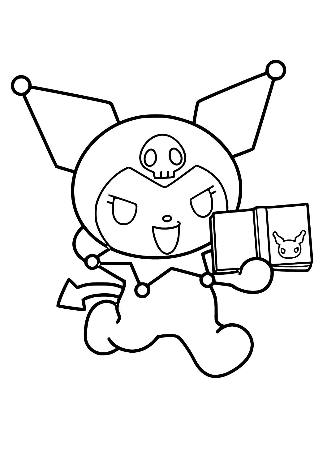 184+ Creative Kuromi Coloring Book Printable