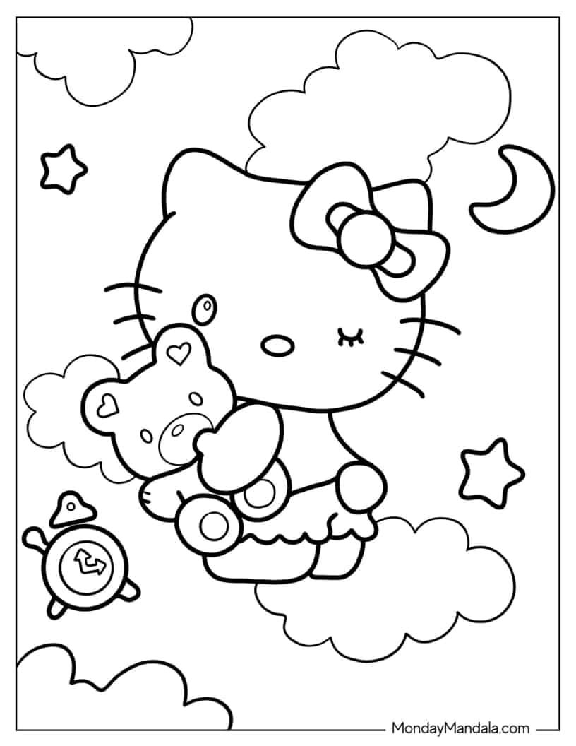 85+ Cute Chococat Coloring Page Printable