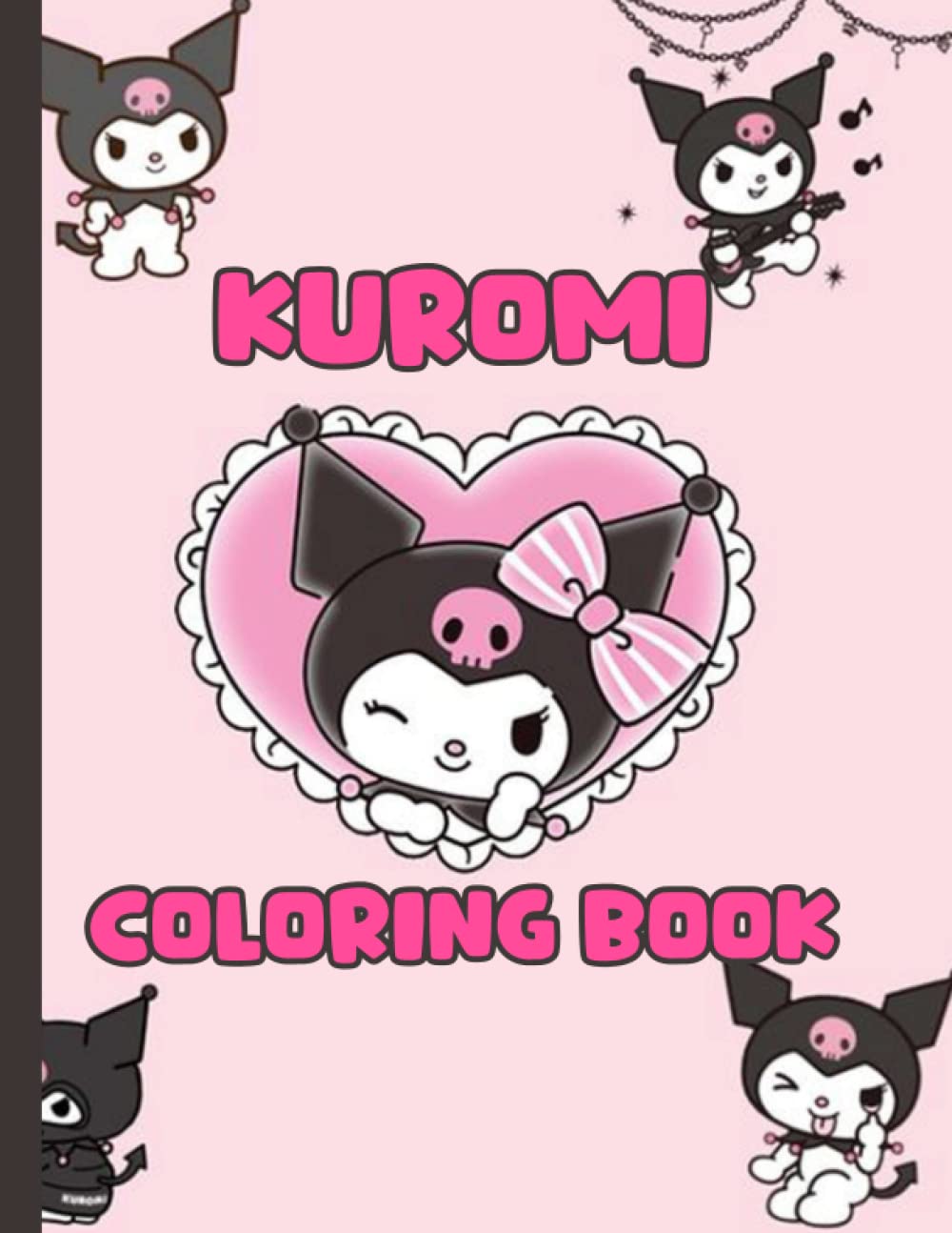 44+ Whimsical Kuromi Coloring Book Printable